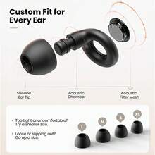 1 Pair Reusable Swimming Earplugs, Waterproof, Suitable For Swimming, Surfing, Diving, Multiple Colors Available - Multicolor - View 2
