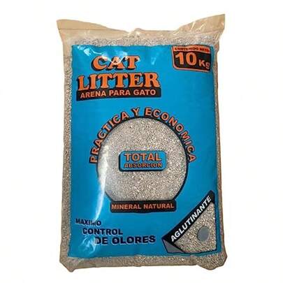 Cat Litter Arena Gatos Arena para Gato 10 kg Aglutinante Sin Polvo Arena para Gatos Sin Olor