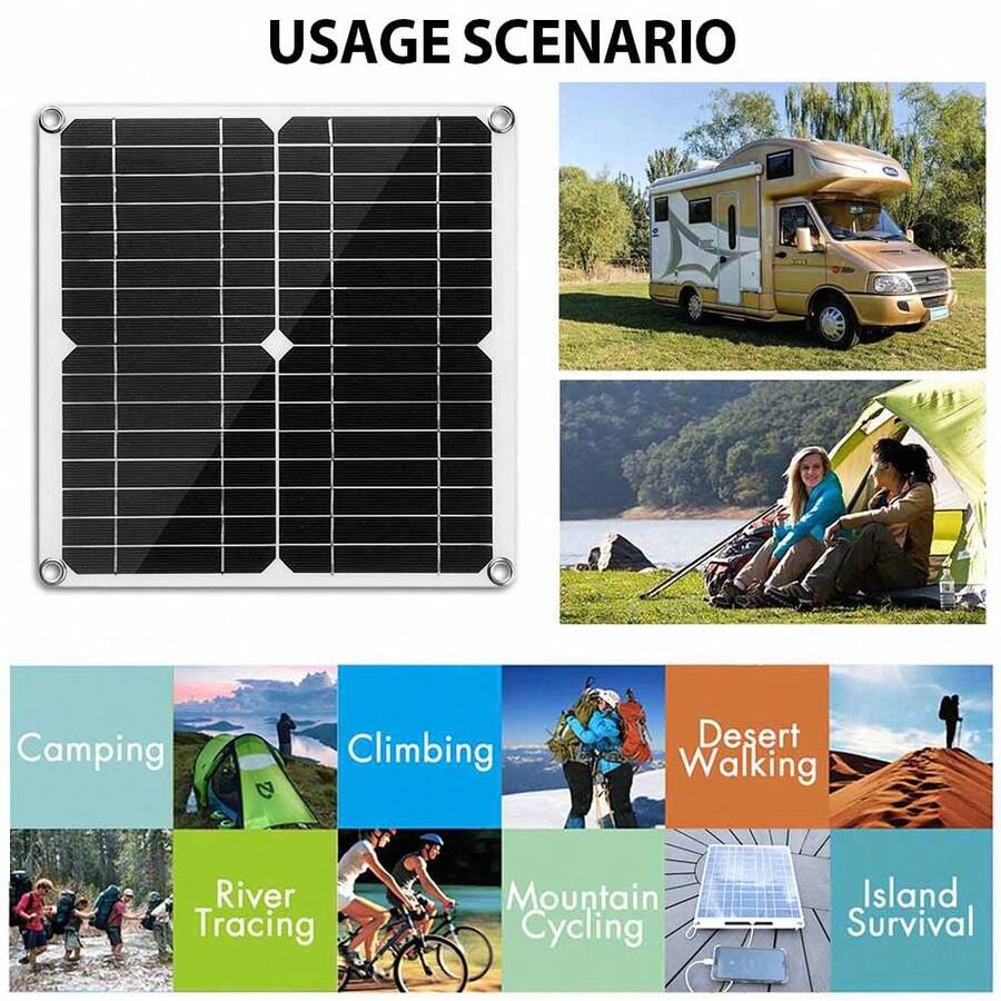 SOECOPO 1000W Solar Panel Kit, 30-100A Smart Controller - Ideal For Camping, Off-Grid Power, Outdoor Use, Renewable Energy
