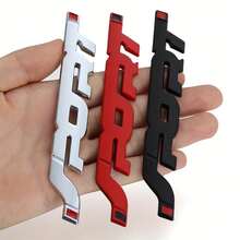 Metal 3D Logo Sticker, Suitable For Cars, Featuring A Sports Emblem, Used For The Trunk And Fenders. - 銀色 - 查看 3