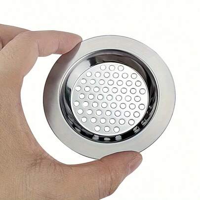 [Stainless Steel] Drain Filter, 2pcs/4pcs/6pcs Stainless Steel Drain Basket, Kitchen Sink Strainer, Drain Basket, Drain Plug And Household Kitchen Accessories
