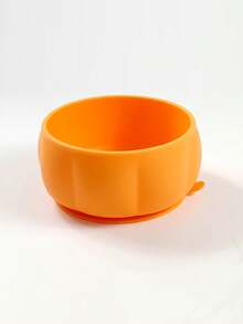 1 Baby Silicone Material Pumpkin Shaped Large Capacity Cute Style Feeding Bowl Suitable For Daily Independent Feeding Of Babies - Multicolor - View 18