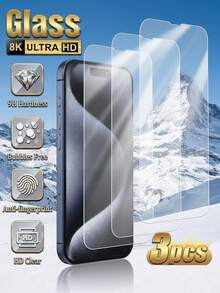 3片装超清屏幕保护膜，致力于打造隐形可靠的屏幕保护。这款钢化玻璃膜具有高硬度，提供坚固的物理保护层。兼容 17e/17 Pro Max/16 Pro Max/15 Pro Max/14 Pro Max/13 Pro Max/12 Pro Max/11 Pro Max/17 Pro/16 Pro/15/14/13/12/11等系列机型。 - 無色 - 查看 31