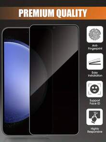 Mr. War Gorilla 3-Pack Privacy Screen Protector, This High-Hardness Tempered Glass Screen Protector Offers Excellent Scratch Resistance And Durability, Providing Reliable Protection For Your Phone Screen. The Smooth Surface Ensures Sensitive Touch Response, Allowing Efficient Operation For Indoor Office Work, Information Browsing, Outdoor Shopping, And Sports Activities. - Black - View 5