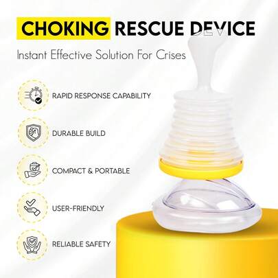 Choking Rescue Device, Portable Suction Rescue Device First Aid Kit For Kids And Adults, Portable Airway Suction Device | Anti Choking Device For Children And Adults