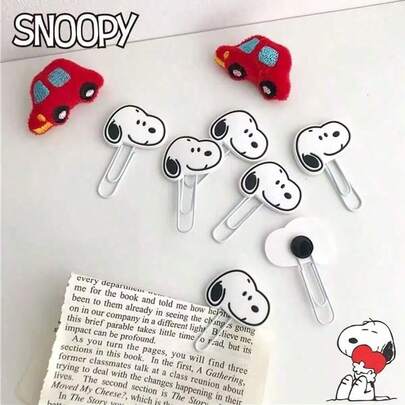 3pcs/Set Black Shaped Paper Clips, Office Supplies, Bookmarks, Cute Clips, Binder Clips, U-Shaped Pins, Cartoon Rotary Clips, Christmas Stocking Stuffers, Christmas Gifts, Christmas Decorations