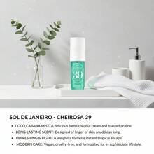Sol De Janeiro Limited Edition Cheirosa 39 Hair & Body Perfume Mist 90ml, Tranquil Coconut Cream & Tropical Orchid Fragrance, Whipped Vanilla & Toasted Praline Notes, Vegan & Cruelty-Free Body Spray - Xịt Thơm Toàn Thân & Tóc Cheirosa 39 90ml - Xem 8