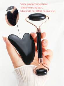 1/2/3/5/10件套面部、眼部、头部美容护理及按摩工具套装 - 包括面部按摩刮痧板、滚轮、头带、腕带、眼罩、耳塞、发梳、发梳清洁刷，适合女士、女孩、美容院、美容旅行、返校季和假期必备。 - 多色 - 查看 2