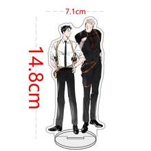 Đĩa trang trí bàn hình hoa hồng và rượu sâm panh anime, cao 15cm, làm từ acrylic, hình Zig, thích hợp làm quà tặng bạn bè, móc khóa, đồ trang trí bàn làm việc. - Nhiều màu - Xem 9