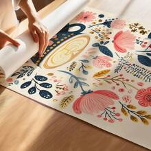 Rahmenlose 3-teilige Set, Kunstmalerei im pastoralen Stil für Tee und Kaffee Wanddekoration, Retro botanischer Blumen Retro-Muster Leinwandposter, botanische Küchendekoration, Café-Dekoration, ideales Geschenk für Kaffeeliebhaber, geeignet für Küche, Café, Esszimmer, Wohnzimmer usw. - Abstrakt - Übersicht 8