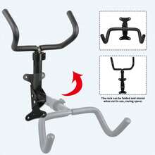 Luminpool Bike Wall Mount - Adjustable Distance For Bike Storage Wall - MTB, Road Bike, E-Bike Compatible - Space Saving Bike Rack Black - 黑色 - 查看 6