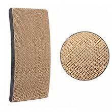 1 tấm cào móng cho mèo bằng bìa cứng sóng mật độ cao, chống trầy xước, kích thước 42*23cm, thiết kế cong giúp chăm sóc móng cho mèo. - 42x23cm - Xem 2