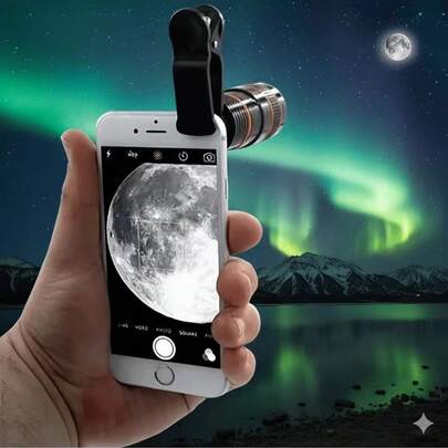 1pc Universal 8X Telephoto Lens, Suitable For Smartphones And Tablets, High Definition Zoom Camera Lens