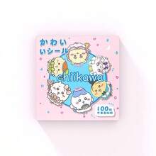 chiikawa 100张/套 可爱卡通手机贴纸礼盒装，新年、情人节、复活节热门礼物 - 彩色 - 查看 5