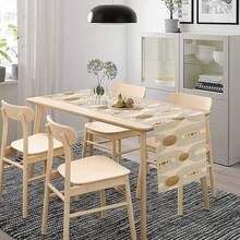 Bohemian Style Table Runner, Medieval Modern Abstract Geometric Golden Sun & Moon Table Cloth, Suitable For Party, Restaurant, Living Room, Kitchen, Home - Multicolor - View 6