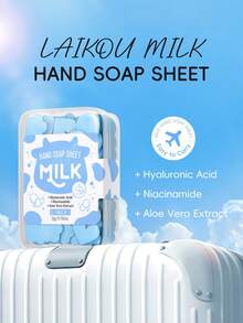 1 Set Handwash Soap Bar Kit, Sakura, Milk, Vitamin C, Hand Cleansing, Daily Use, Soothing Skin, Basic Cleaning, Long-Lasting Fragrance, Suitable For Travel, Camping, Hiking, Outdoor - 3PCS-lKYHPZ3 - View 7