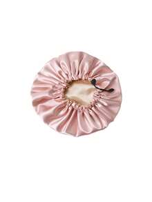 可调节双层防水浴帽，成人女士沐浴头套，宽松弹力可调节浴帽，防油烟发帽 - 雙層調節睡帽 - 查看 11