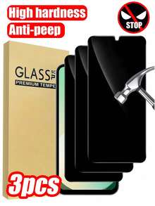 Mr. War Gorilla 3-Pack Privacy Screen Protector, This High-Hardness Tempered Glass Screen Protector Offers Excellent Scratch Resistance And Durability, Providing Reliable Protection For Your Phone Screen. The Smooth Surface Ensures Sensitive Touch Response, Allowing Efficient Operation For Indoor Office Work, Information Browsing, Outdoor Shopping, And Sports Activities. - Black - View 31