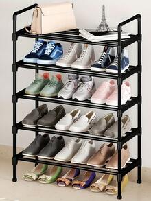 Multi-Tier Simple Shoe Rack, Multi-Functional High Capacity Storage Rack, Easy Installation And Disassembly, Space-Saving, Suitable For Foyer, Hallway, Living Room, Bedroom And Other Spaces To Organize And Store Shoes & Shelves & Storage Rack & Shoe Rack & Storage Rack & Corner Rack - Multicolor - View 2