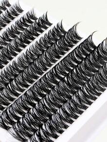 200 sợi mi giả D-Curl dày màu đen, độ cong 80D, chiều dài hỗn hợp 9-16mm, mềm mại tự nhiên, nhẹ, dễ dàng tự nối mi, phù hợp cho sinh hoạt hàng ngày, đám cưới, hẹn hò, tiệc tùng, lễ hội âm nhạc và các dịp khác. Mi giả dạng chùm, mi giả riêng lẻ. - D - Xem 8