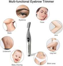 Yctze Recortador Eléctrico de Cejas, Herramienta Automática de Aseo Higiénico, Afeitadora de Pelo Precisa con Función Moldeadora, Ideal para Hombres, Mujeres y Viajes - 1 - Ver 7