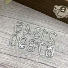Cetakan Pemotong Logam Bunga Angka 0-9, Cocok untuk Pembuatan Kartu, Embossing, Scrapbooking, Kerajinan Kertas, Pembuatan Kartu, Album Foto, Dekorasi Stempel DIY - MC671+MC1182 - View 7
