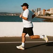 Men's Hands Free Slip On Stability Walking Running Shoes Tennis Non-Slip Comfortable Workout Gym Breathable Lightweight StediBase Fashion Sneakers - trắng - Xem 3