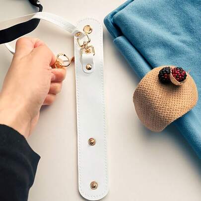 Móc treo găng tay giả da đa năng - Móc khóa kim loại thời trang, phù hợp để đựng khăn quàng cổ và găng tay, dễ dàng lắp đặt, tiện dụng khi đi du lịch và đạp xe.