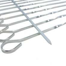 Metal BBQ Skewers – 10-Pack (14-Inch) - Flat Stainless Steel Skewers For Grilling, Reusable BBQ Set - Silver - View 5