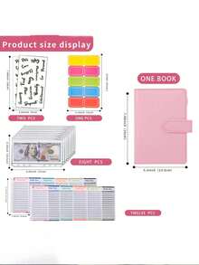 [Delivery Within 2-7 Days In The United States]1pc Budget Binder,Money Organizer For Cash, A6 Budget Binder With Cash Envelopes, Budget Binder Envelopes For Budgeting Money ,Currency Collection,Card ,Ticket Collection(Available In Multiple Colors),Boho Vibes - Multicolor - View 8