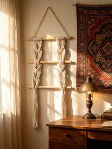 Boho Style Handwoven Wall Hanging, Decorative Woven Wall Art For Home, Bedroom, Living Room - Multicolor - View 1
