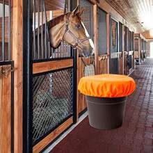 1个防尘桶盖 | 通用安全盖，适用于2-5加仑饲料桶和水桶 | 马厩和牧场必备卫生用品 - 彩色 - 查看 6