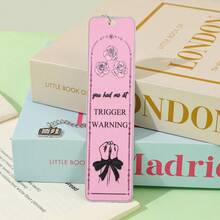 Dấu trang bằng thép không gỉ phong cách Gothic tối tăm, ngọt ngào, mặt dây chuyền hình cuốn sách với dòng chữ vui nhộn và lãng mạn, món quà văn hóa Gothic sáng tạo dành cho những người đam mê đọc sách và yêu sách. - Một kích cỡ phù hợp cho tất cả - Xem 11