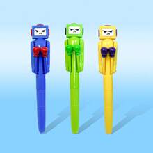 Bút bi hình robot người ngoài hành tinh mới, đồ chơi giảm căng thẳng, văn phòng phẩm, bút bi đen, quà tặng hài hước, quà tặng độc đáo cho phụ nữ, quà tặng hoạt hình dễ thương, quà tặng sáng tạo, phần thưởng giảm căng thẳng - 3 món - Robot 1 xanh dương, 1 xanh lá cây, 1 vàng - Xem 7