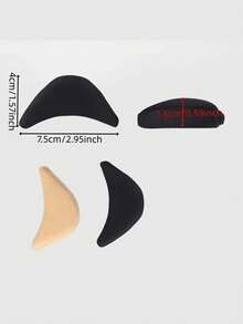 1/5/10 Pair Toe Plugs For High Heels, Thickened Soft Forefoot Pads, Anti-Pain Cushions, Adjustable Shoe Size Filler - màu sắc - Xem 6