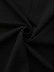 Sommerhafte Baumwoll-T-Shirts mit kurzer Manschette für Männer, gedruckt mit dem CASA-Vulkandruck Einfache und luxuriöse Jacke tägliche Kleidung Geschenke für Männer Geburtstagswahl - Schwarz - Übersicht 5