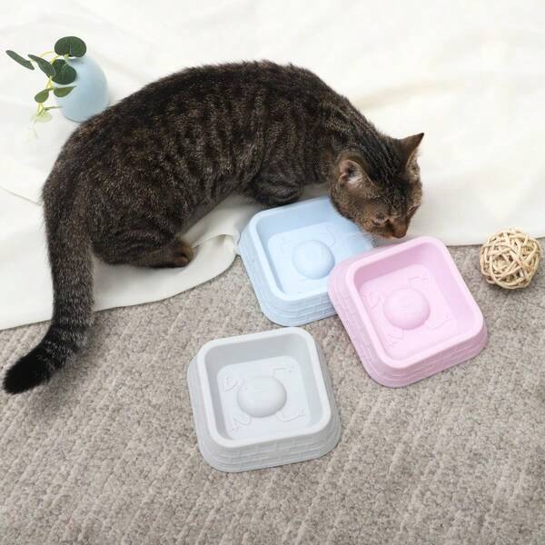 New Silicone Frog Slow Feeder Bowl, Anti-Choke Anti-Gulping Pet Food Bowl, Non-Slip Non-Spill Dog Cat Feeding Dish