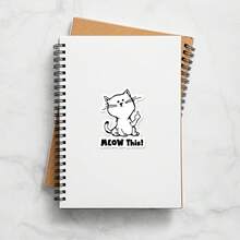 1/2/5 miếng dán hình mèo ngộ nghĩnh "MEOW This!" - Thiết kế châm biếm - Quà tặng hài hước - Hoàn hảo cho máy tính xách tay, bình nước, điện thoại, người yêu sách và độc giả, cho mùa tựu trường, tranh vẽ, trang trí bình hoa, quà tặng gây cười cho công việc hoặc lời nhắc nhở tạo động lực, đồ dùng học tập, Chúa, trang trí nhà cửa, lớp học, nhãn dán tùy chỉnh, Chúa Giê-su, chăm sóc bản thân, đồ dùng sổ lưu niệm, nhãn dán chữ cái. - A - Xem 7
