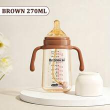 1 chai miệng rộng 270ml/9.12oz có van bi trọng lực, sử dụng được nhiều mục đích, chất liệu PP, vạch chia rõ ràng, tay cầm kép dễ cầm nắm. - Nhiều màu - Xem 9