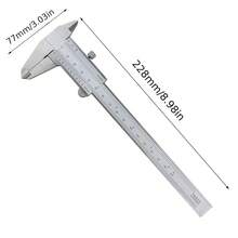 Thước kẹp độ chính xác cao - Thước đo micromet thủ công 0-150mm, trượt mượt mà, bền bỉ và dễ sử dụng, thích hợp cho chế tác trang sức, không cần nguồn điện, kỹ thuật chính xác và thủ công mỹ nghệ. - A - Xem 11