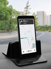 1 tấm thảm trang trí xe hơi đa chức năng chống trượt, giá đỡ điện thoại gấp gọn, thảm chịu nhiệt cho bảng điều khiển xe. - A - Xem 11
