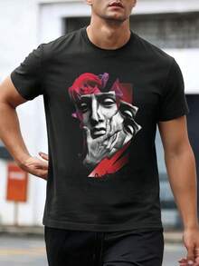 T-shirts pour hommes - Noir - Voir 1