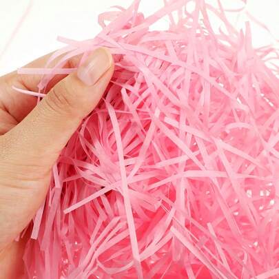1 Gói, 30/70/150g Giấy vụn màu hồng, Vật liệu nhồi bao bì thực phẩm, Giấy vụn cắt lượn sóng, Giấy vụn thủ công, Thích hợp cho quà tặng sinh nhật, đám cưới và phù dâu, bao bì hộp quà Phục sinh (Không tiếp xúc trực tiếp với thực phẩm)