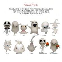 1Pc Disney  Officially Licensed Blind Box 3D Figurine Bag Clip Charms Blind Bag Anime Figure Keychain Anime Collector Kering Backpack Decor Featuring Jack Sally Zero  Gift - Multicolor - View 4