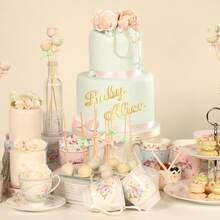 64pcs Dekorasi Huruf & Angka Akrilik untuk Kue, Angka 0-9 dan Huruf A-Z Bercermin, Hiasan Kue DIY untuk Ulang Tahun, Pernikahan, Baby Shower, dll. (Emas) - Emas - View 3