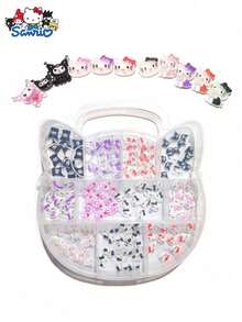 SANRIO Hello Kitty卡通人物树脂吊坠，DIY手机壳装饰饰品制作配件套装 - Charms - 查看 5