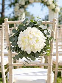 4/10/250入 人造刺繡球花，酒紅色，逼真觸感，絲綢質感，適用於婚禮中心裝飾、DIY花束、居家花瓶裝飾、客廳臥室床頭花藝布置 - 乳白色 - 查看 6