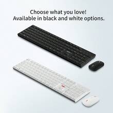 Bộ bàn phím và chuột không dây Lenovo Classic Color, kết nối ổn định 2.4G, độ trễ cực thấp, thời lượng pin dài, cảm giác gõ phím HiFi mượt mà, tương thích với nhiều thiết bị. - Xem 6