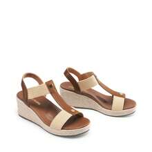 Women's 2.36-Inch Platform Wedges Espadrilles Sandals Arch Support Open Toe  Comfortable Dress Casual For Walking Beach Vacation Summer Shoes - 棕色 - 查看 8