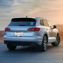 Easypie Selection American Flag And Eagle 2pcs License Plate Frame - Premium ABS Material, Windproof & Rainproof, Fits All Vehicle Models - A - View 5